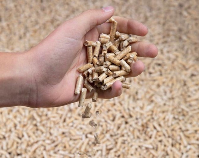 Pellets lose und in Säcke